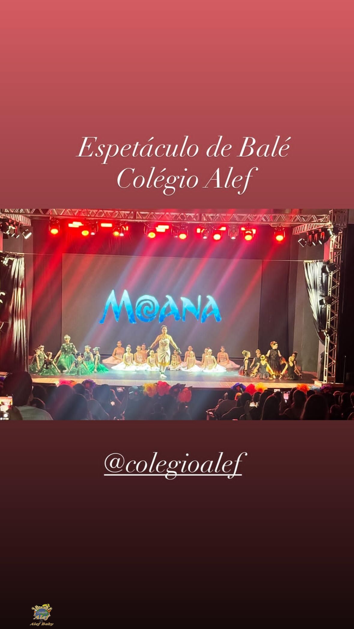 ESPETÁCULO DE BALÉ MOANA